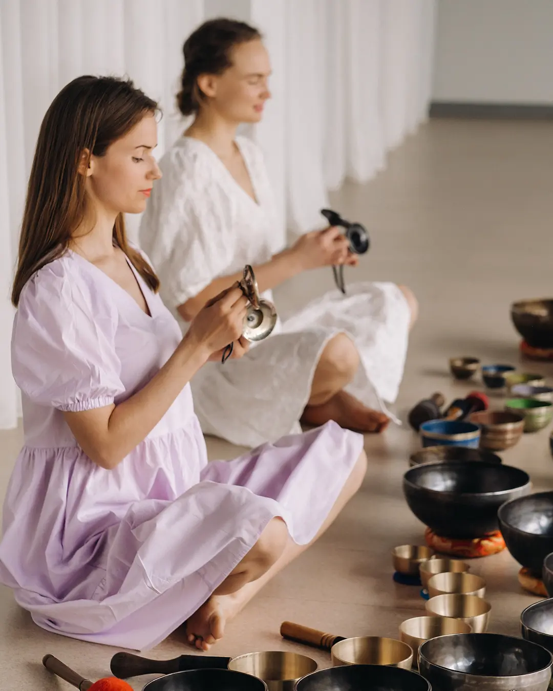 Music therapy session for addiction recovery in Los Angeles